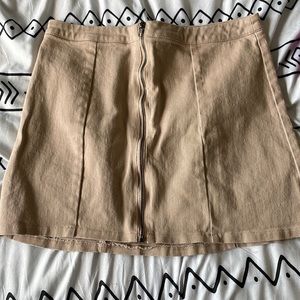 Zip up skirt